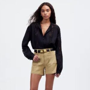 Madewell Emmett Short in Garment-Dyed Twill Patch Pocket Edition